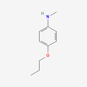 molecular formula C10H15NO B3383772 N-Methyl-4-propoxyaniline CAS No. 485795-30-0