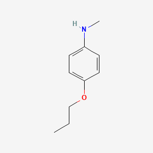 molecular formula C10H15NO B3383772 N-甲基-4-丙氧基苯胺 CAS No. 485795-30-0