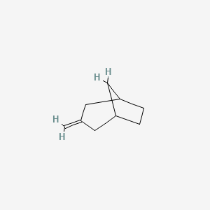 molecular formula C9H14 B3383778 3-Methylenebicyclo(3.2.1)octane CAS No. 4877-39-8