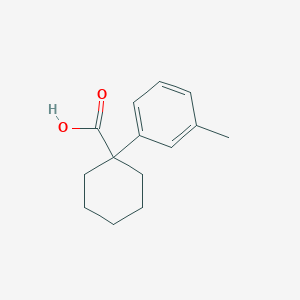 1-(3-Methylphenyl)cyclohexane-1-carboxylic acid