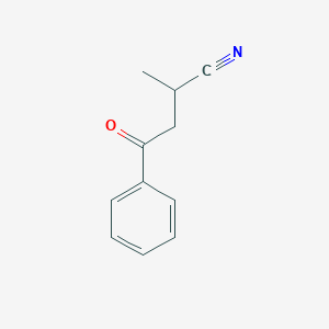 molecular formula C11H11NO B3384007 2-Methyl-4-oxo-4-phenylbutanenitrile CAS No. 51765-78-7