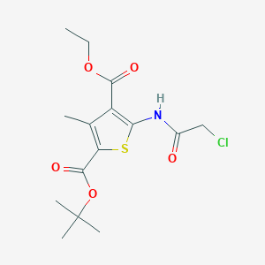 2-Tert-butyl 4-ethyl 5-(2-chloroacetamido)-3-methylthiophene-2,4-dicarboxylate