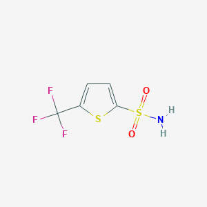 molecular formula C5H4F3NO2S2 B3384025 5-(Trifluoromethyl)thiophene-2-sulfonamide CAS No. 519055-80-2