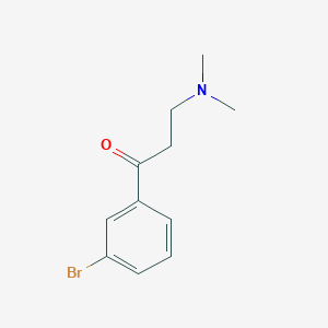 molecular formula C11H14BrNO B3384052 1-(3-Bromophenyl)-3-(dimethylamino)propan-1-one CAS No. 51949-05-4