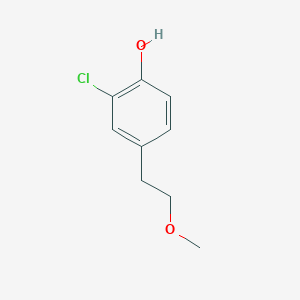 2-Chloro-4-(2-methoxyethyl)phenol