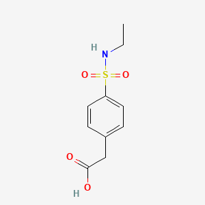 molecular formula C10H13NO4S B3384074 2-[4-(Ethylsulfamoyl)phenyl]acetic acid CAS No. 521314-04-5