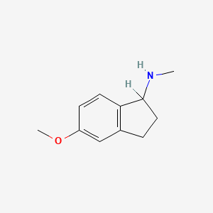 molecular formula C11H15NO B3384105 5-Methoxy-N-methyl-2,3-Dihydro-1H-inden-1-amine CAS No. 52372-93-7