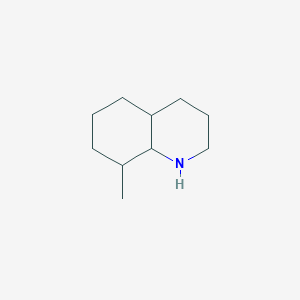 molecular formula C10H19N B3384120 8-Methyl-decahydroquinoline CAS No. 52601-69-1