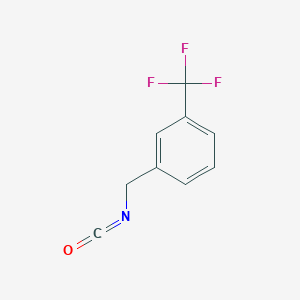 molecular formula C9H6F3NO B3384138 1-(Isocyanatomethyl)-3-(trifluoromethyl)benzene CAS No. 52794-59-9