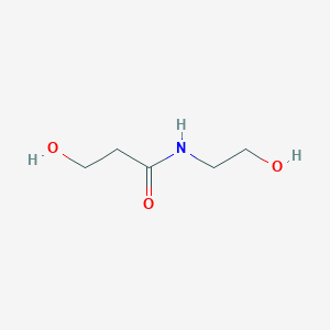 molecular formula C5H11NO3 B3384150 3-hydroxy-N-(2-hydroxyethyl)propanamide CAS No. 52845-23-5
