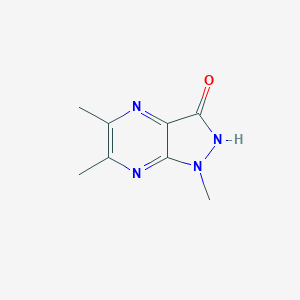B033842 1,5,6-trimethyl-2H-pyrazolo[3,4-b]pyrazin-3-one CAS No. 108777-80-6