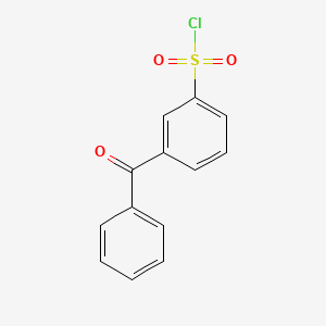 molecular formula C13H9ClO3S B3384222 3-Benzoylbenzene-1-sulfonyl chloride CAS No. 53558-61-5