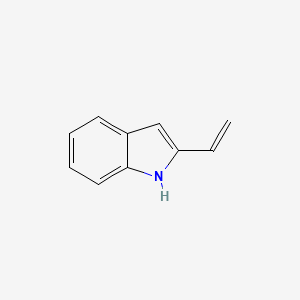 molecular formula C10H9N B3384233 1H-Indole, 2-ethenyl- CAS No. 53654-35-6