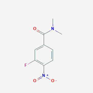 molecular formula C9H9FN2O3 B3384246 3-fluoro-N,N-dimethyl-4-nitrobenzamide CAS No. 536748-05-7