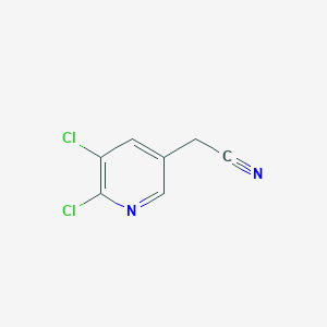 molecular formula C7H4Cl2N2 B3384325 2-(5,6-Dichloropyridin-3-yl)acetonitrile CAS No. 54226-45-8