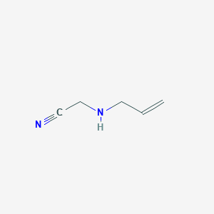 molecular formula C5H8N2 B3384326 [(Prop-2-en-1-yl)amino]acetonitrile CAS No. 54243-43-5