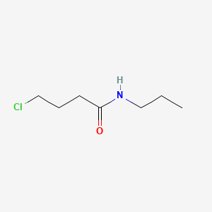 molecular formula C7H14ClNO B3384347 4-chloro-N-propylbutanamide CAS No. 543717-62-0