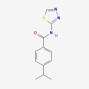 4-isopropyl-N-(1,3,4-thiadiazol-2-yl)benzamide