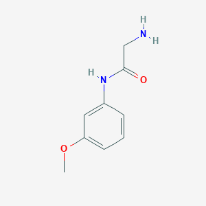molecular formula C9H12N2O2 B3384395 2-amino-N-(3-methoxyphenyl)acetamide CAS No. 54643-69-5