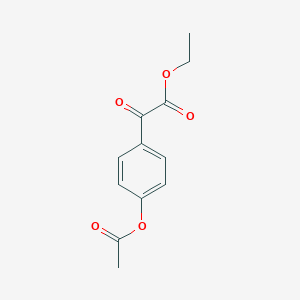 molecular formula C12H12O5 B033844 乙酸-4-乙酰氧基苯甲酸乙酯 CAS No. 100519-34-4