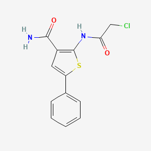 2-(2-Chloroacetamido)-5-phenylthiophene-3-carboxamide