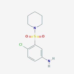 4-Chloro-3-(piperidine-1-sulfonyl)aniline