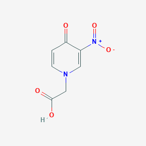 2-(3-Nitro-4-oxo-1,4-dihydropyridin-1-yl)acetic acid
