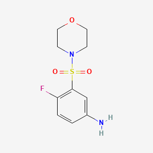 4-Fluoro-3-(morpholine-4-sulfonyl)aniline