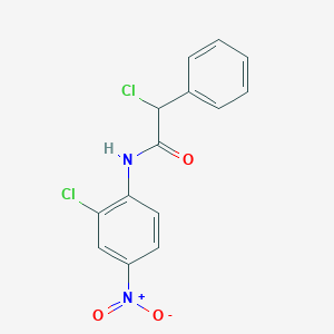 2-chloro-N-(2-chloro-4-nitrophenyl)-2-phenylacetamide