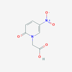 molecular formula C7H6N2O5 B3384643 2-(5-Nitro-2-oxo-1,2-dihydropyridin-1-yl)acetic acid CAS No. 56546-38-4