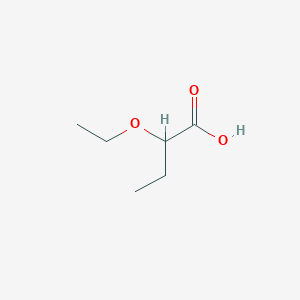 molecular formula C6H12O3 B3384664 2-Ethoxybutanoic acid CAS No. 56674-70-5