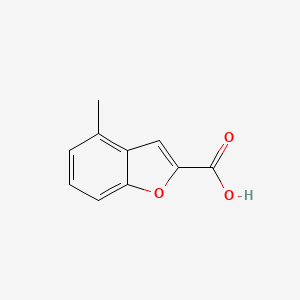 molecular formula C10H8O3 B3384666 4-甲基苯并呋喃-2-羧酸 CAS No. 5670-24-6