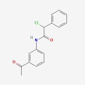 N-(3-acetylphenyl)-2-chloro-2-phenylacetamide