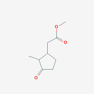 Methyl 2-(2-methyl-3-oxocyclopentyl)acetate