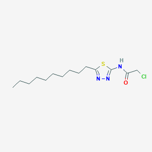 2-chloro-N-(5-decyl-1,3,4-thiadiazol-2-yl)acetamide