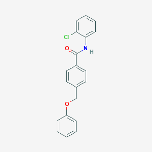 molecular formula C20H16ClNO2 B338479 N-(2-chlorophenyl)-4-(phenoxymethyl)benzamide 