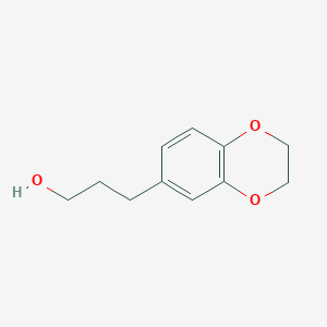 3-(2,3-Dihydro-1,4-benzodioxin-6-yl)propan-1-ol