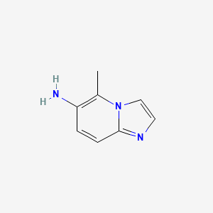 molecular formula C8H9N3 B3384800 5-Methylimidazo[1,2-a]pyridin-6-amine CAS No. 573764-90-6