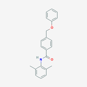 molecular formula C22H21NO2 B338481 N-(2,6-dimethylphenyl)-4-(phenoxymethyl)benzamide 