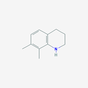 molecular formula C11H15N B3384814 7,8-Dimethyl-1,2,3,4-tetrahydroquinoline CAS No. 57414-64-9