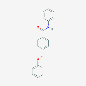 molecular formula C20H17NO2 B338482 4-(phenoxymethyl)-N-phenylbenzamide 