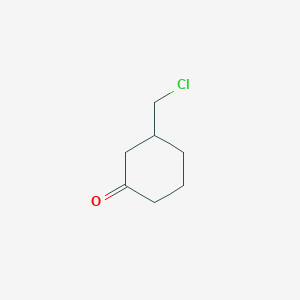 molecular formula C7H11ClO B3384837 3-(Chloromethyl)cyclohexanone CAS No. 57719-96-7