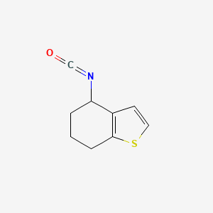 molecular formula C9H9NOS B3384870 4-Isocyanato-4,5,6,7-tetrahydro-1-benzothiophene CAS No. 58093-92-8