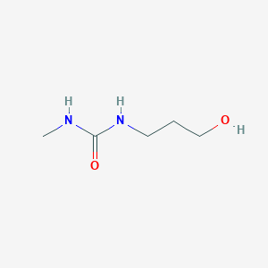 molecular formula C5H12N2O2 B3384880 1-(3-Hydroxypropyl)-3-methylurea CAS No. 58168-07-3
