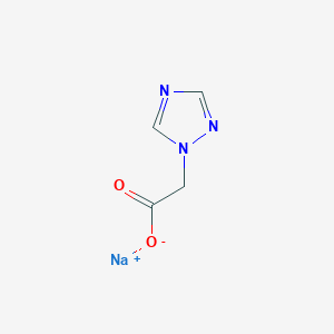molecular formula C4H4N3NaO2 B3384890 sodium 2-(1H-1,2,4-triazol-1-yl)acetate CAS No. 583858-39-3