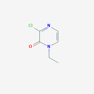 molecular formula C6H7ClN2O B3384923 3-Chloro-1-ethyl-1,2-dihydropyrazin-2-one CAS No. 58909-71-0