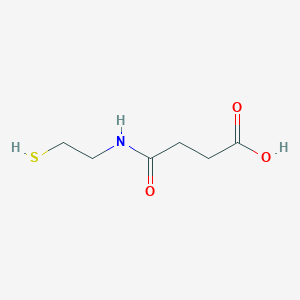 molecular formula C6H11NO3S B3384944 4-Oxo-4-[(2-sulfanylethyl)amino]butanoic acid CAS No. 59200-46-3