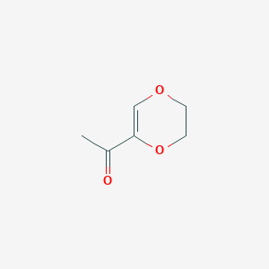 1-(5,6-Dihydro-1,4-dioxin-2-yl)ethan-1-one