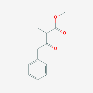 molecular formula C12H14O3 B3384991 Methyl 2-methyl-3-oxo-4-phenylbutanoate CAS No. 59742-50-6