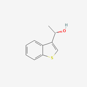 molecular formula C10H10OS B3384995 (S)-alpha-Methyl-1-benzothiophene-3-methanol CAS No. 597553-11-2